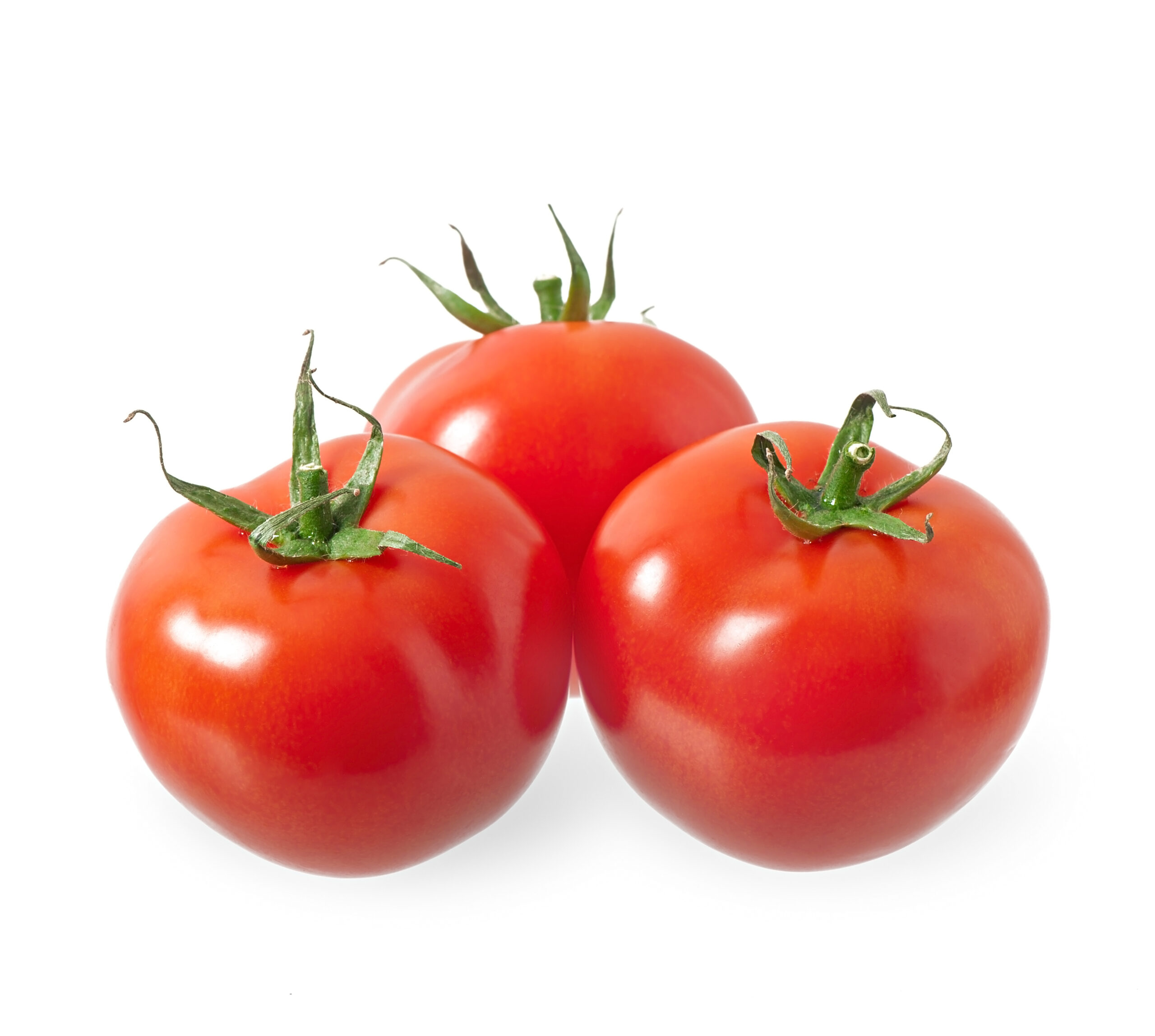 Tomato isolated on white background
